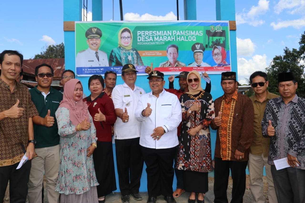 Bupati Kutim Melakukan Berbagai Peresmian "Awal" Sebagai Simbol Pembangunan Infrastruktur Di Kecamatan Telen