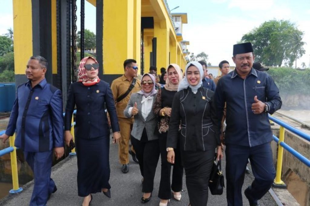DPRD Kutim Belajar Sistem Irigasi Pertanian di Pinrang