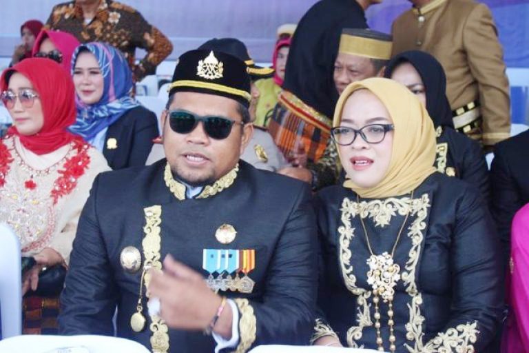 Wabup Kasmidi Hadiri Peringatan Hari Jadi Pinrang