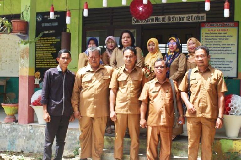 Disdik Kutim Kunjungi Sekolah di Sandaran
