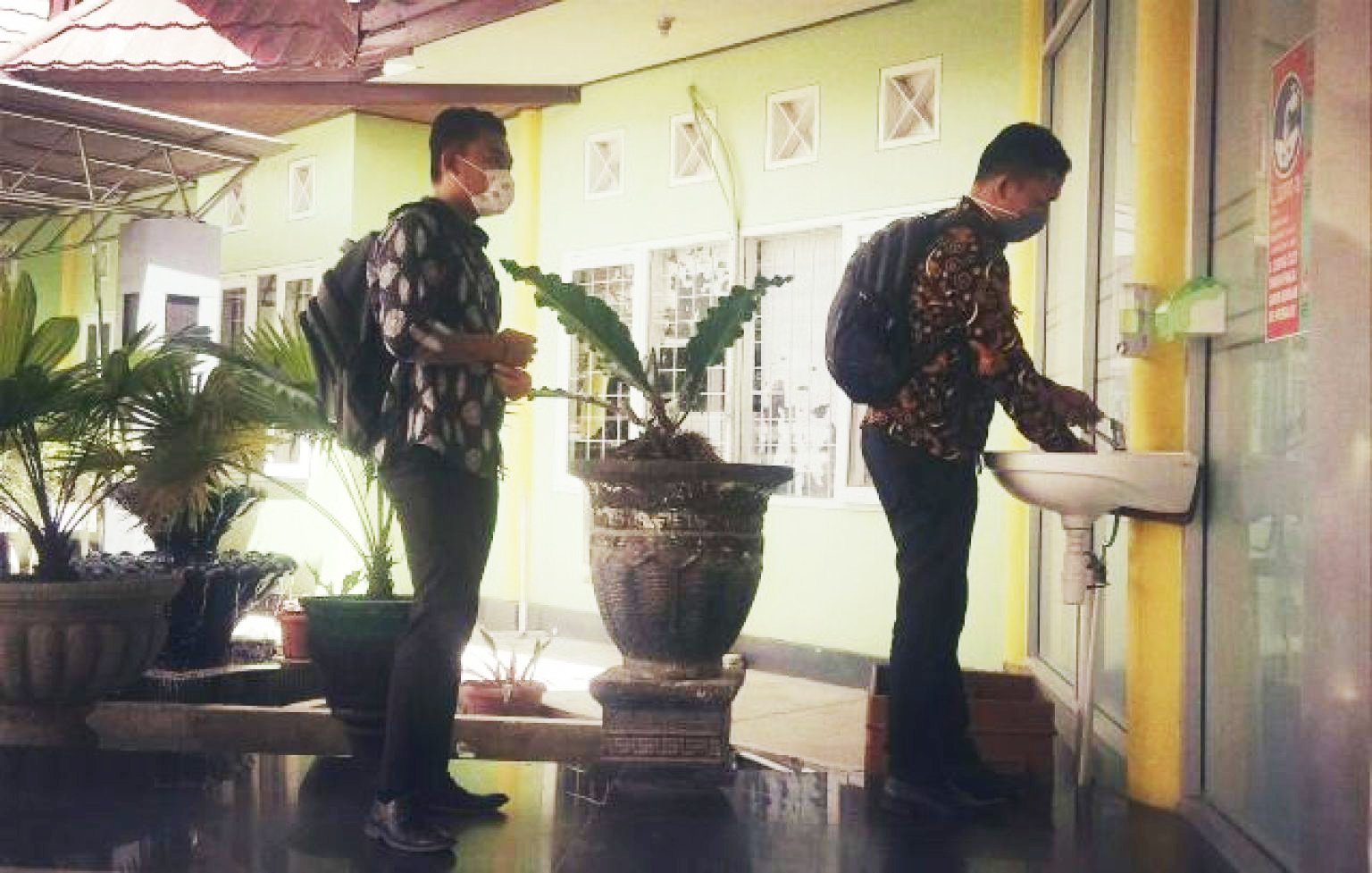 Suasana Kantor Disdik Kutim Ditengah Wabah Covid-19