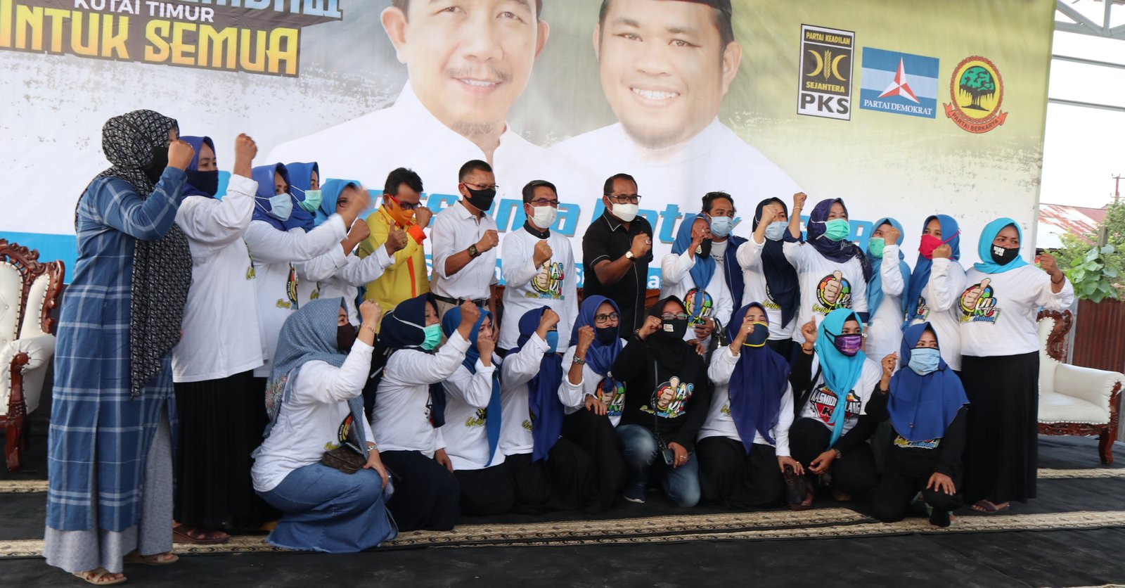 375 Mobil Siap Antar AS-KB Daftar di KPU Sabtu ini, 