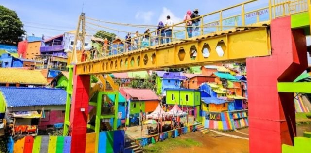 Rumah Warga di Sekitar Jembatan Sangatta Lama akan Dicat Warna-Warni