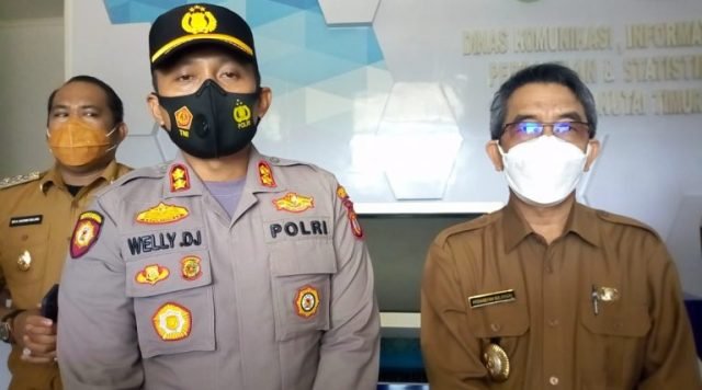 Awasi Pemudik Baru Datang, Polres Kutim Lakukan Penyekatan KRYD