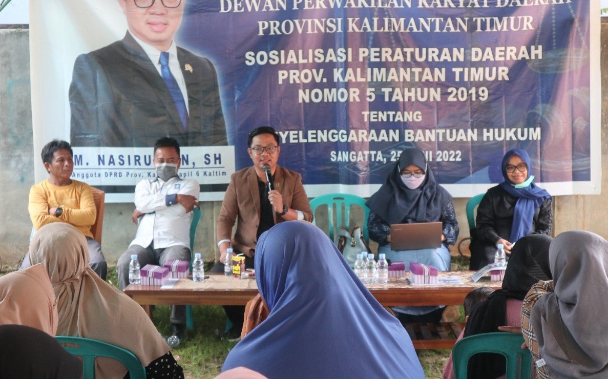 Sosialisasi Perda Nomor 5 Tahun 2019, Penerima Bantuan Hukum Harus Ber KTP Kaltim