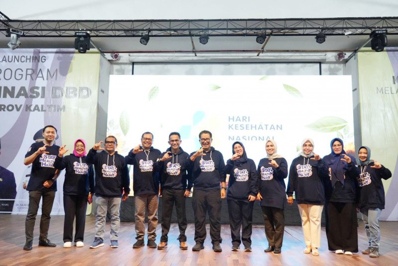 HKN Ke-59, Diskes Balikpapan Launching Vaksin DBD dan Deteksi Dini Kanker Serviks