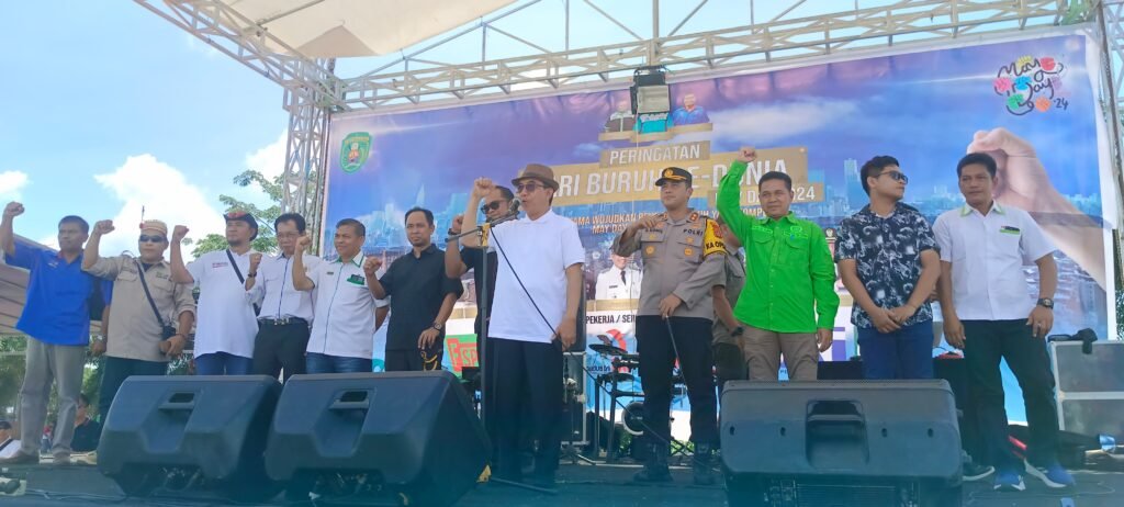May Day 1 Mei 2024, Bupati Kutim Peringati Bersama Para Buruh 