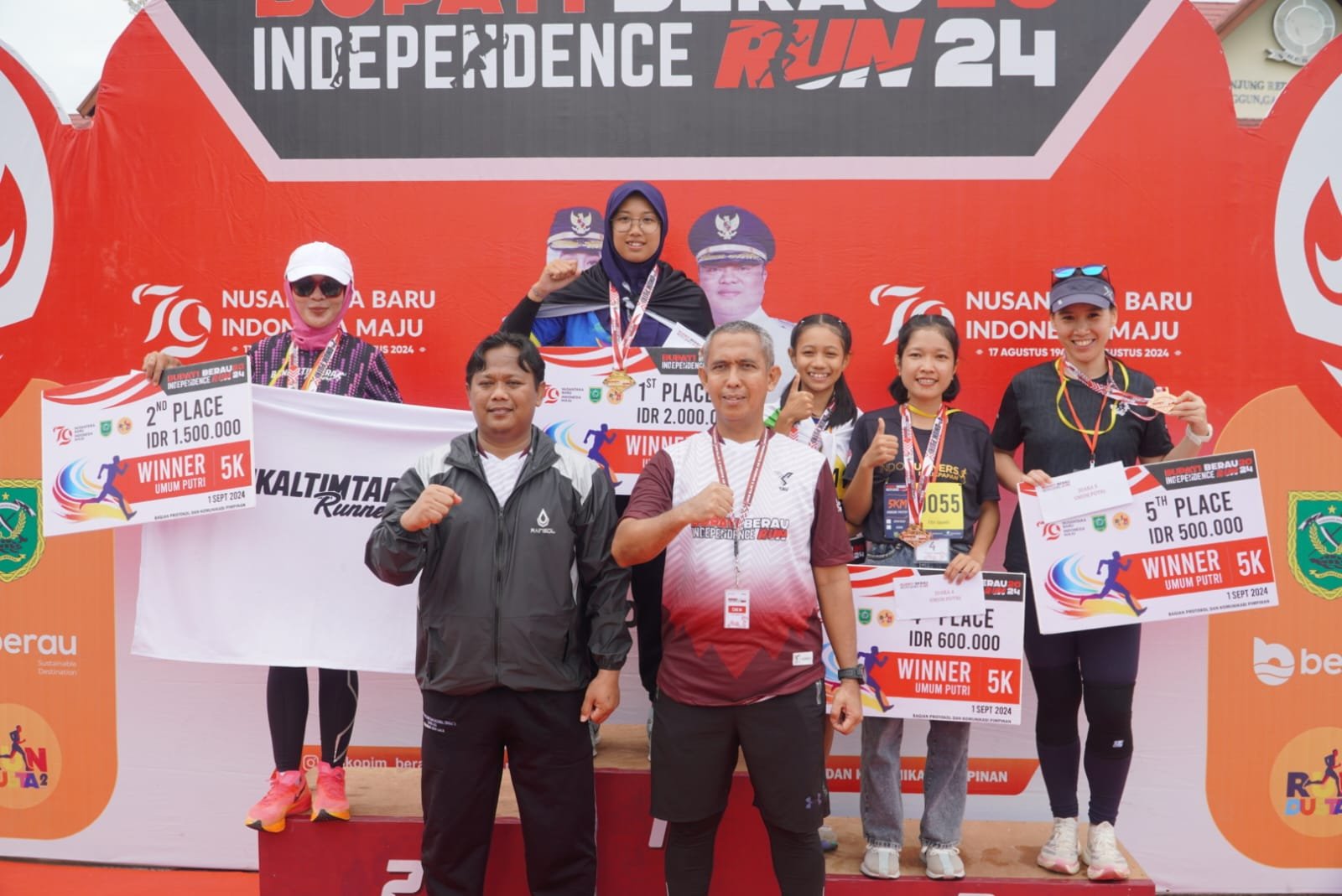 Bupati Berau Independence Run Dipadati Ribuan Peserta