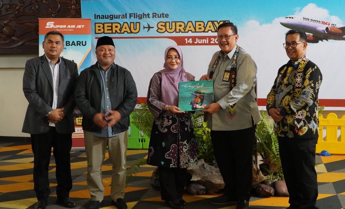 Mulai Hari Ini, Super Air Jet Buka Rute Berau Surabaya