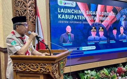 Bupati Kutim Resmikan SIGAP, Dorong Transformasi Digital Koperasi